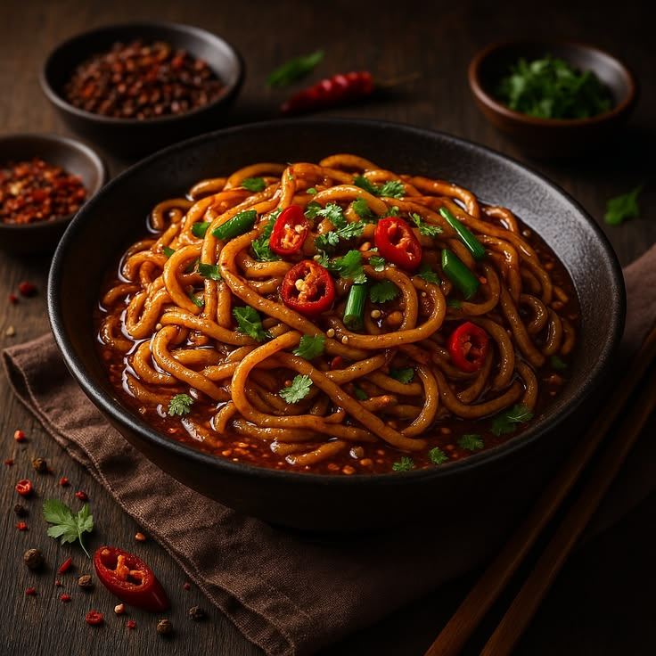 Schezwan Spicy Noodles
